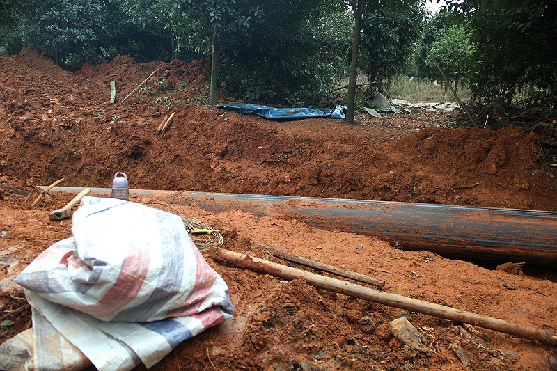 PE拖拉管施工 PE拖拉管施工