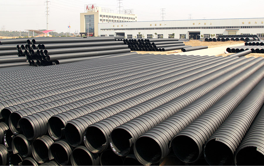 HDPE鋼帶增強螺旋波紋管 HDPE鋼帶增強螺旋波紋管