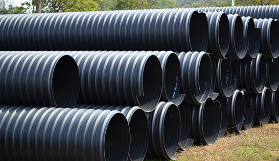 HDPE鋼帶增強螺旋波紋管 HDPE鋼帶增強螺旋波紋管